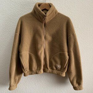 Gymshark Tan Fleece Jacket